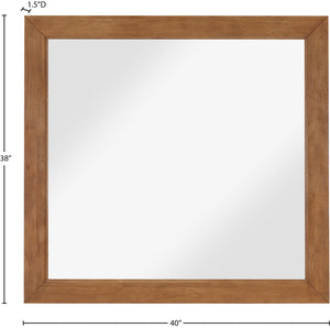 Fairfax Walnut Mirror 311Walnut-M Meridian Furniture