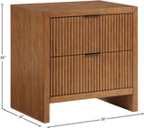 Fairfax Walnut Night Stand 311Walnut-NS Meridian Furniture