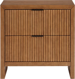 Fairfax Walnut Night Stand 311Walnut-NS Meridian Furniture