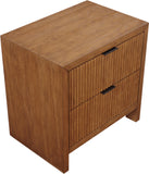 Fairfax Walnut Night Stand 311Walnut-NS Meridian Furniture