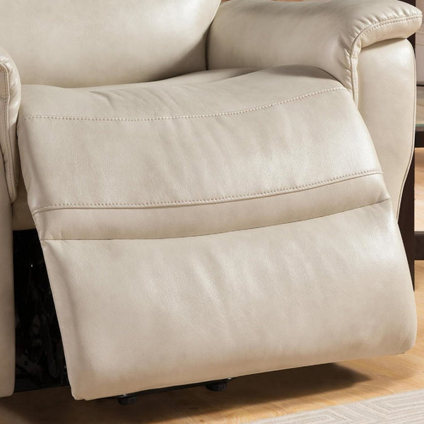 English Elm 1pc Power Lift Recliner Faux Leather Chaise Massager Lumbar Relief Modern Lounge B011P205580