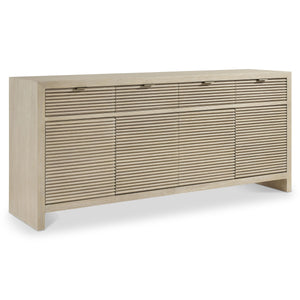 Bernhardt Bernhardt Asana Wire-brushed Oak Buffet with Slatted Doors for Japandi Dining Rooms 312132