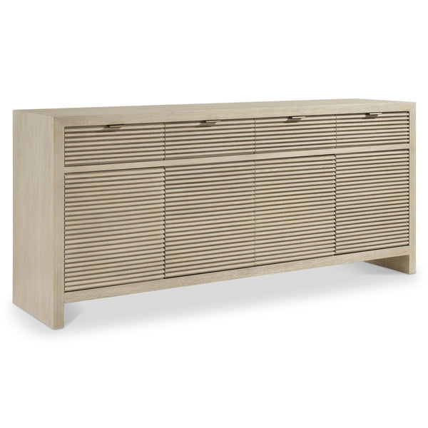 Bernhardt Bernhardt Asana Wire-brushed Oak Buffet with Slatted Doors for Japandi Dining Rooms 312132