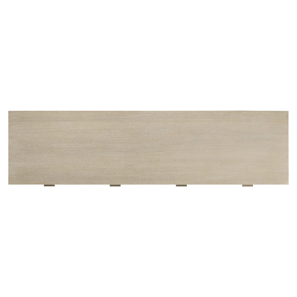 Bernhardt Asana Wire-brushed Oak Buffet with Slatted Doors for Japandi Dining Rooms