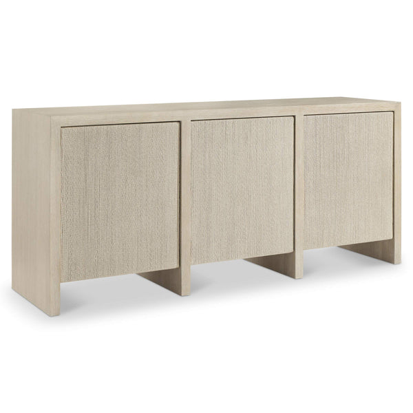 Bernhardt Bernhardt Asana Wire-brushed Oak Buffet with Danish Cord Doors and Soft-close Storage 312134