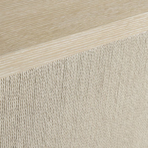 Bernhardt Asana Wire-brushed Oak Buffet with Danish Cord Doors and Soft-close Storage