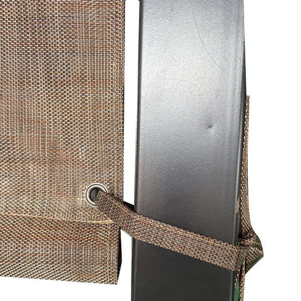 English Elm Outdoor Pergola Sun Shade Cloth 13x7.7ft Brown HDPE Permeable Canopy with Grommets UV Blockade W419P312737