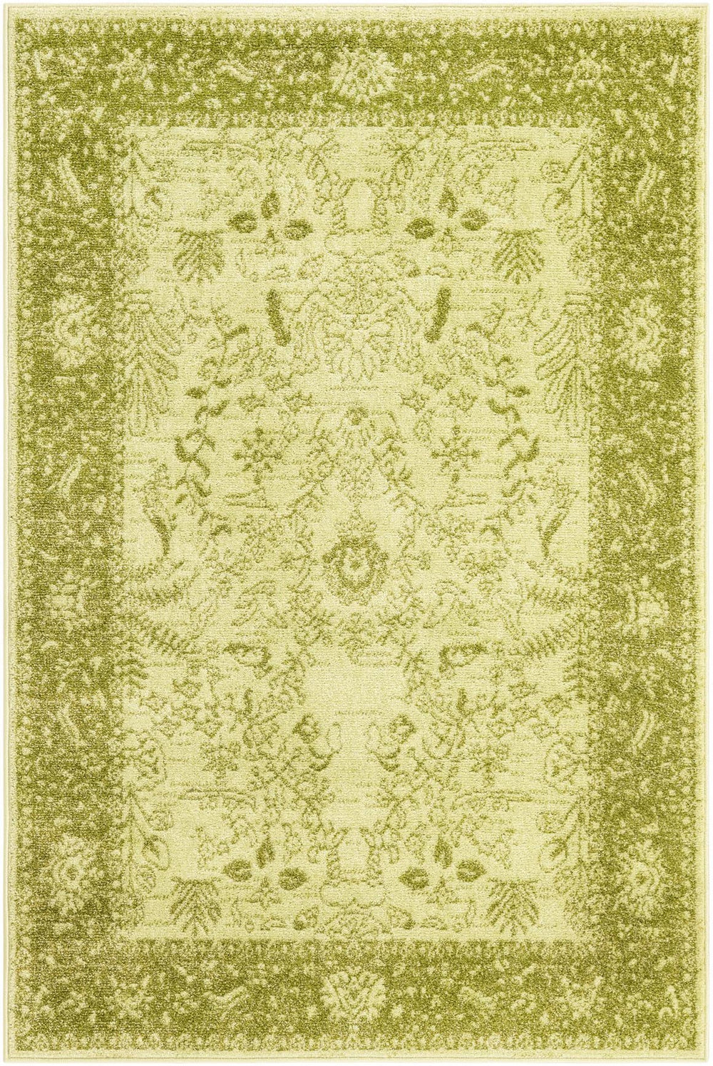 Unique Loom Light Green 4' 1 X 6' 1 La Jolla Rug - Soft Elegance With Nature-inspired Design For Any Space Light Green  3124650-unique-loom