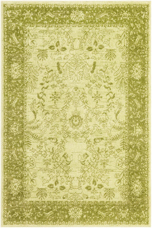 Unique Loom Light Green 4' 1 X 6' 1 La Jolla Rug - Soft Elegance With Nature-inspired Design For Any Space Light Green  3124650-unique-loom