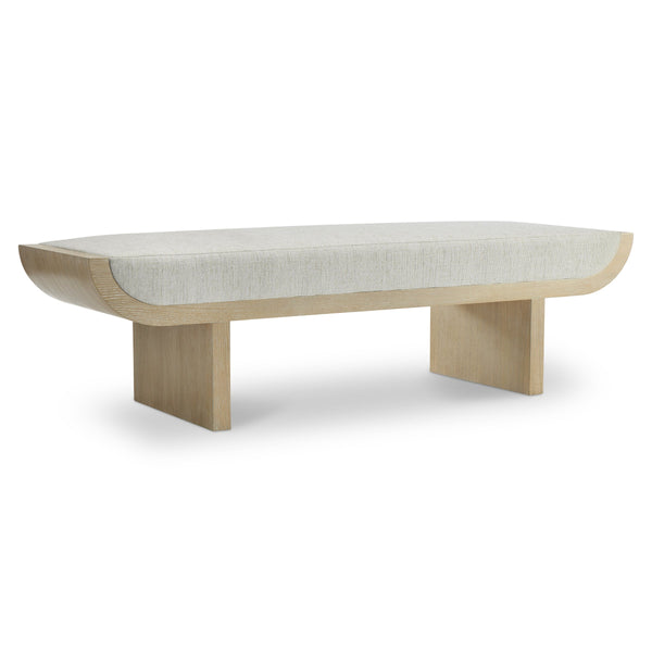 Bernhardt Bernhardt Asana Wire-brushed Oak Upholstered Bench for Bedroom or Entryway 312508
