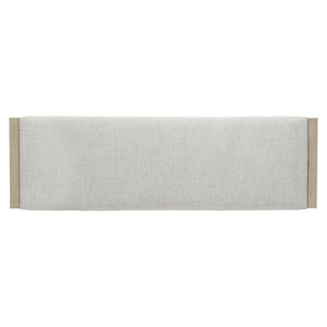Bernhardt Asana Wire-brushed Oak Upholstered Bench for Bedroom or Entryway
