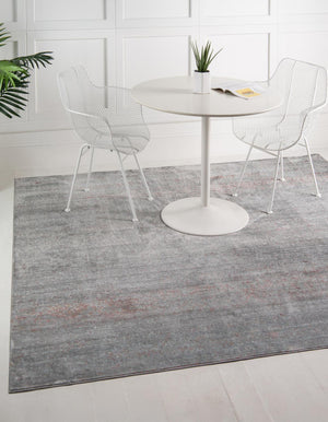 Unique Loom Green 6' 1 X 9' Austin Rug – Embrace Nature's Charm With A Fresh, Durable Addition To Your Home Decor Gray  3125291-unique-loom