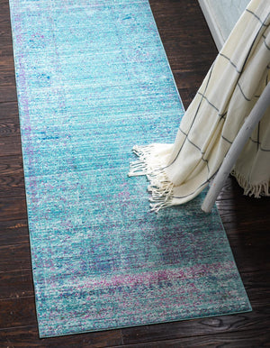 Unique Loom Gold Austin Rug - Luxurious 5'1" X 8' Design For Sophisticated Spaces, Adds Opulence & Comfort Blue  3125313-unique-loom