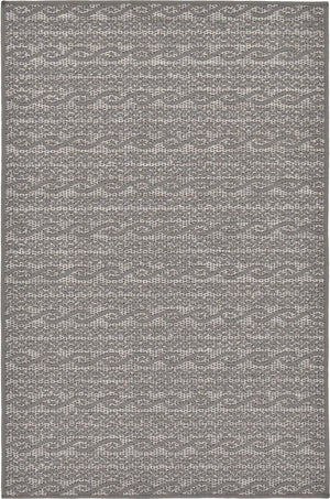 Unique Loom Gray Outdoor Modern Rug – Stylish And Durable Solution For Entryways And Patios In Neutral Tones Gray  3127220-unique-loom