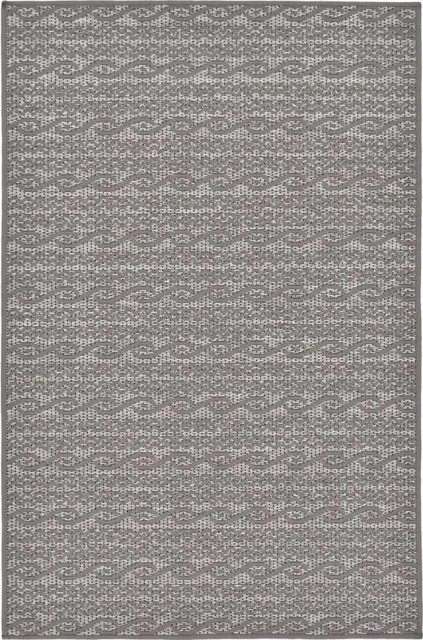 Unique Loom Gray Outdoor Modern Rug – Stylish And Durable Solution For Entryways And Patios In Neutral Tones Gray  3127220-unique-loom