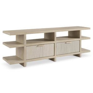 Bernhardt Bernhardt Asana Oak and Woven Danish Cord Console with Drawers for Entryway 312884