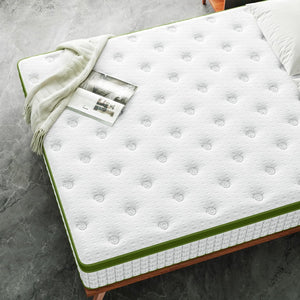 English Elm 14 Inch King Hybrid Mattress Gel Foam Pocket Springs Pressure Relief Usa Made B2716P242979