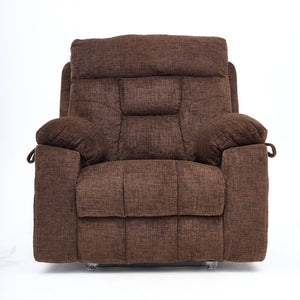 English Elm Old Age Electric Lift Chair With Massage & Heat, 180° Recline, Dual Motors, Cup Holders & Storage W547S00054