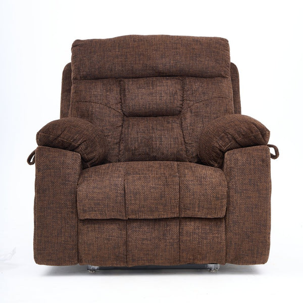 English Elm Old Age Electric Lift Chair With Massage & Heat, 180° Recline, Dual Motors, Cup Holders & Storage W547S00054