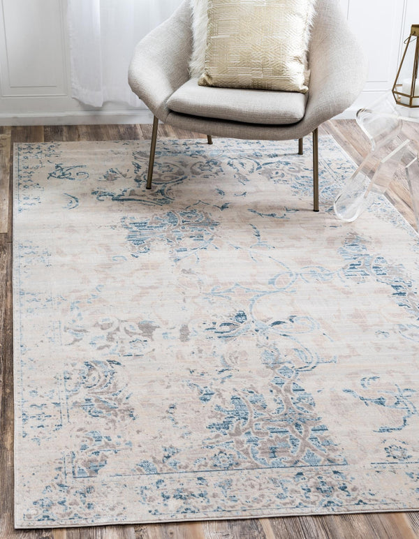 Unique Loom Dark Beige 4'1" X 6'1" Paris Rug - Elegant Pattern, Durable Quality, Perfect For Living Rooms & Bedrooms Beige  3132599-unique-loom