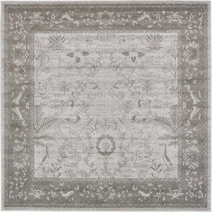 Unique Loom Blue La Jolla Runner Rug - Stylish Coastal Charm For Indoor Or Outdoor Spaces, 2' X 6'1" Size Gray  3133383-unique-loom