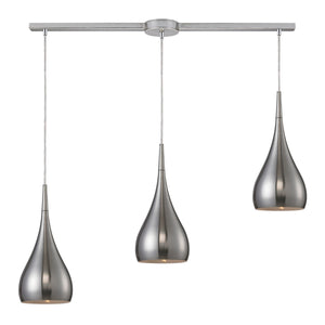 Lindsey 36'' Wide 3-Light Slim Linear Pendant - Satin Nickel 31341/3L-SN Elk Lighting