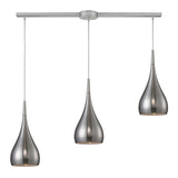 Lindsey 36'' Wide 3-Light Slim Linear Pendant - Satin Nickel 31341/3L-SN Elk Lighting