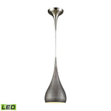 Lindsey 6'' Wide 1-Light Pendant - Satin Nickel - Includes LED Bulb 31341/1WZ-LED Elk Lighting