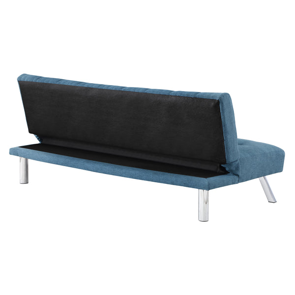 OSP Home Furnishings Sawyer Futon Blue