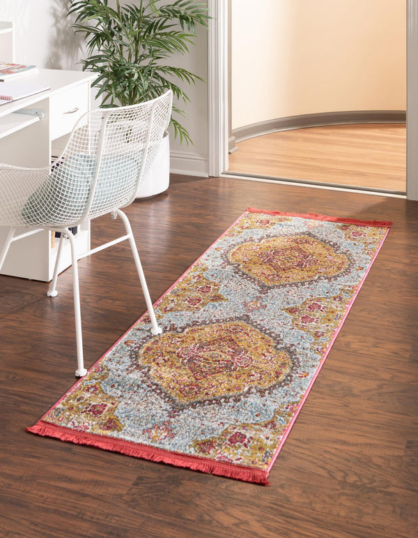 Unique Loom Gray Baracoa Rug - Stylish Compact Design With Detailed Patterns Perfect For Small Spaces And Durability Gold  3139570-unique-loom