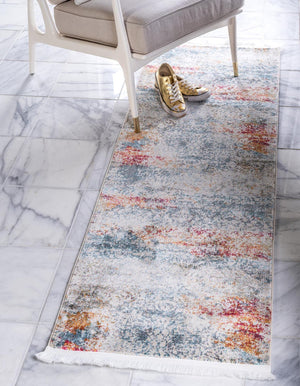 Unique Loom Cream 3' X 10' Baracoa Runner - Elegant, Durable Design For High-traffic Areas And Stylish Interiors Cream  3139642-unique-loom