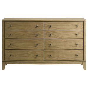 English Elm Menlo Natural Pine 8-Drawer Dresser Cabinet - Timeless Cottage Charm & Sturdy Storage Solution B062P378395