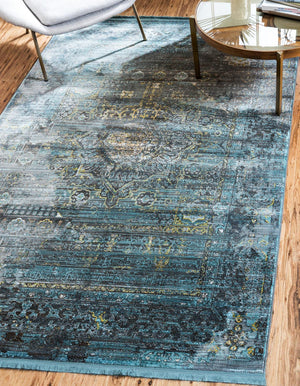 Unique Loom Multi 2' X 8' Baracoa Runner - Vibrant Colors And Unique Patterns To Brighten Your Home Décor! Turquoise  3184249-unique-loom
