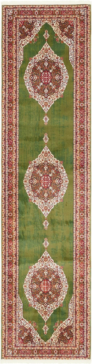 Unique Loom Multi Vibrant 4x6 Baracoa Rug - Stylish, Colorful Centerpiece To Enhance Your Home's Ambiance Today! Green  3140267-unique-loom