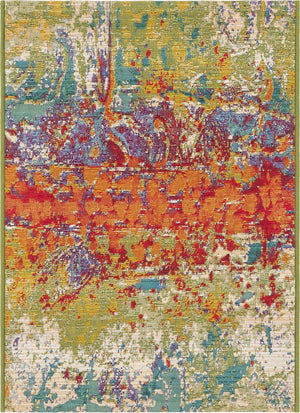 Unique Loom Multi Vibrant 2' X 3' Outdoor Rug - Enhance Your Space With Modern Style And Durable Design Today! Multi  3141037-unique-loom