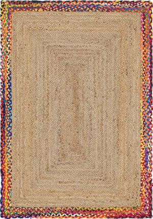 Unique Loom Natural Braided Jute Rug - Enhance Your Space With Organic Warmth And Stylish Textured Design Natural  3142951-unique-loom