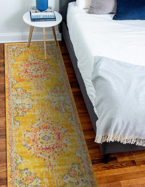 Unique Loom Green Penrose Rug - Modern Geometric Design In Rich Green For Stylish Living And Dining Spaces Gold  3143372-unique-loom