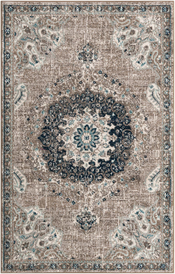 Unique Loom Green Penrose Rug - Modern Geometric Design In Rich Green For Stylish Living And Dining Spaces Gray  3143376-unique-loom