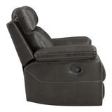 OSP Home Furnishings Bryson Recliner  Charcoal