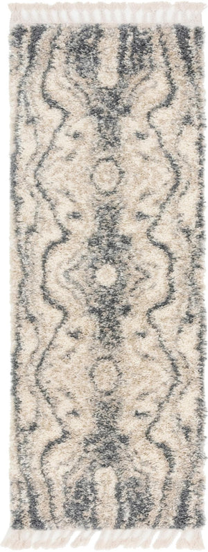 Unique Loom Gray 5' X 5' Hygge Shag Rug - Cozy, Plush Texture Adds Warmth And Style To Any Indoor Or Outdoor Space Gray  3143966-unique-loom