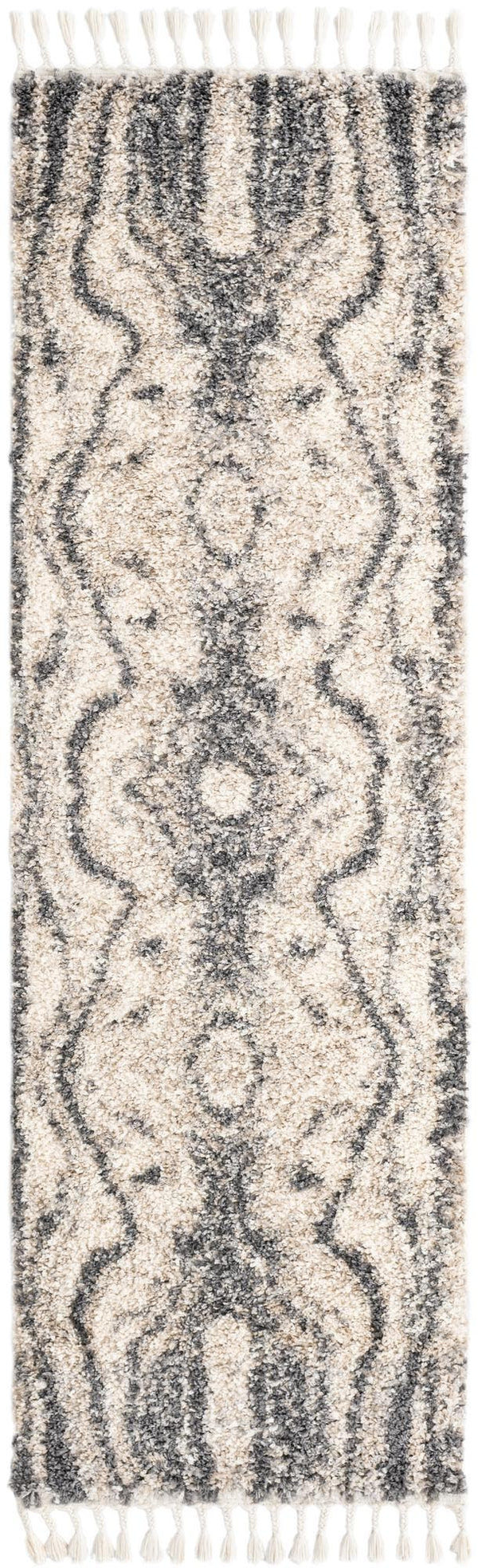 Unique Loom Gray 5' X 5' Hygge Shag Rug - Cozy, Plush Texture Adds Warmth And Style To Any Indoor Or Outdoor Space Gray  3143967-unique-loom