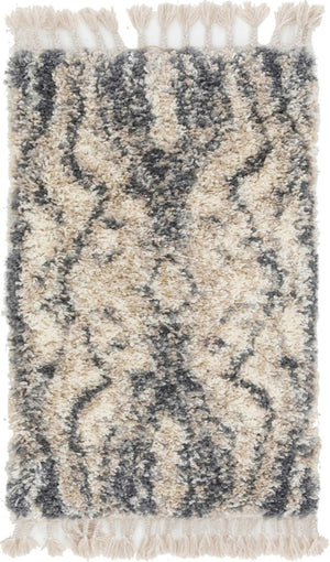 Unique Loom Gray 5' X 5' Hygge Shag Rug - Cozy, Plush Texture Adds Warmth And Style To Any Indoor Or Outdoor Space Gray  3143971-unique-loom