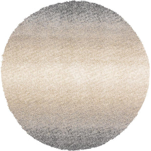 Unique Loom Gray 5' X 5' Hygge Shag Rug - Cozy, Plush Texture Adds Warmth And Style To Any Indoor Or Outdoor Space Gray  3143989-unique-loom