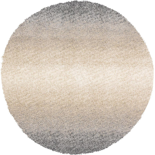 Unique Loom Gray 5' X 5' Hygge Shag Rug - Cozy, Plush Texture Adds Warmth And Style To Any Indoor Or Outdoor Space Gray  3143989-unique-loom