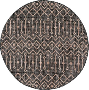 Unique Loom Rust Red Outdoor Trellis Runner - 6-foot Durable Design For Adding Charm To Your Outdoor Space Gray  3145071-unique-loom