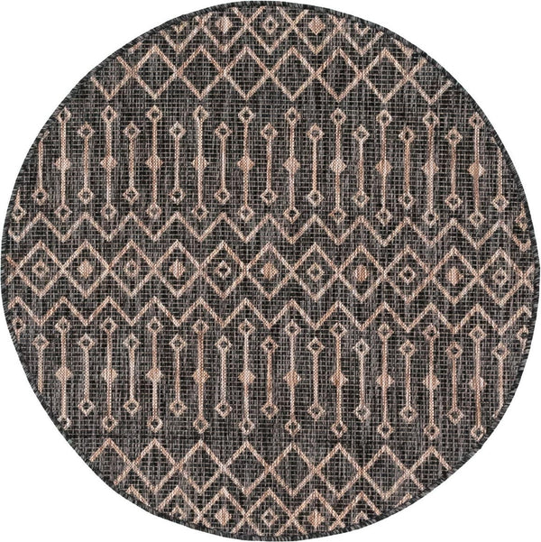 Unique Loom Rust Red Outdoor Trellis Runner - 6-foot Durable Design For Adding Charm To Your Outdoor Space Gray  3145071-unique-loom