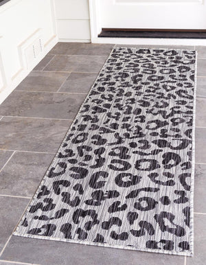 Unique Loom Light Outdoor Safari Rug – Durable And Stylish Accent For Patios, Sunrooms, And Outdoor Spaces Gray  3159612-unique-loom