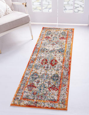 Unique Loom Beige Elegant Runner Rug - Versatile 6-foot Floor Covering For Timeless Home Décor Styles Multi  3145790-unique-loom