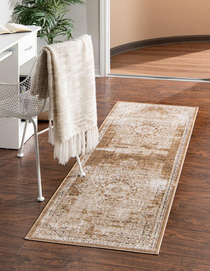 Unique Loom Ivory Chateau Rug - Elegant 2'2" X 3' Accent For Small Spaces, Perfect For Entryways And Bedrooms Khaki  3146811-unique-loom