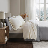 True North by Sleep Philosophy Soloft Plush Casual Micro Plush Sheet Set BL20-0448 Ivory